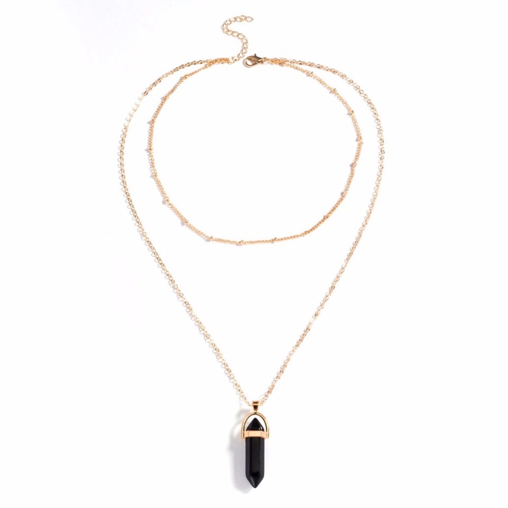 New Dainty Bohemian Multi Layer Necklace - Picture 2 of 2